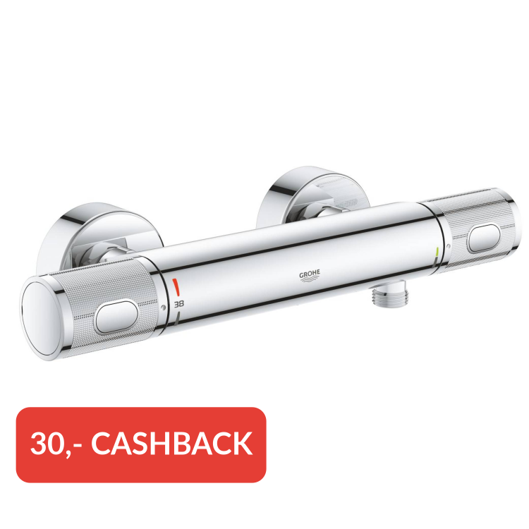 Grohe QuickFix Precision Feel douche thermostaatkraan 15cm chroom