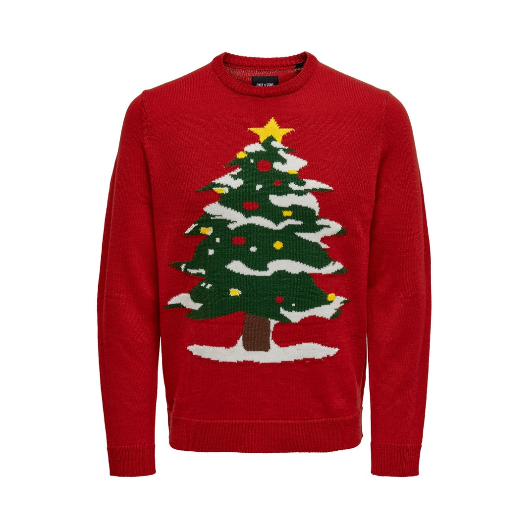 Only & Sons - Herren Pullover - Rot - Größe: XL - bei Tara-M