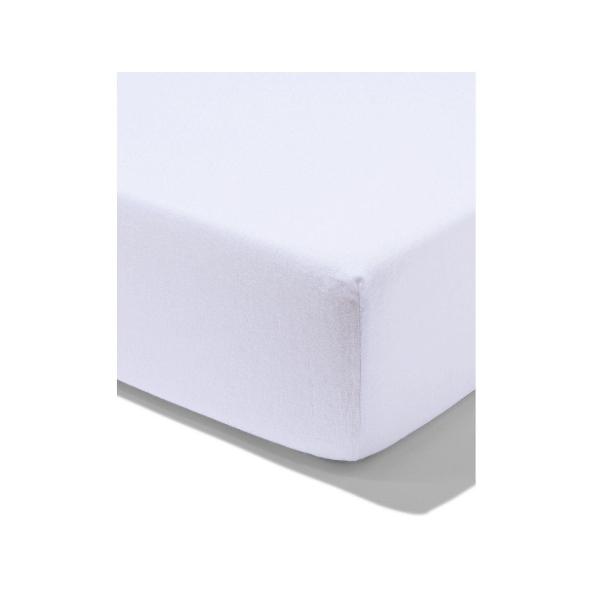 HEMA HEMA Hoeslaken 180x200cm Flanel Wit (wit)