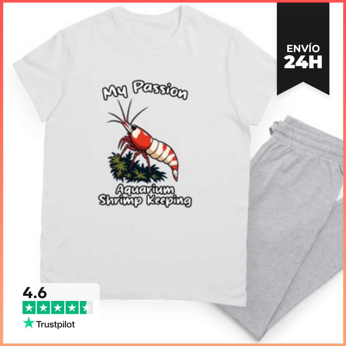 Pijama Aquarium Shrimp Lover laTostadora