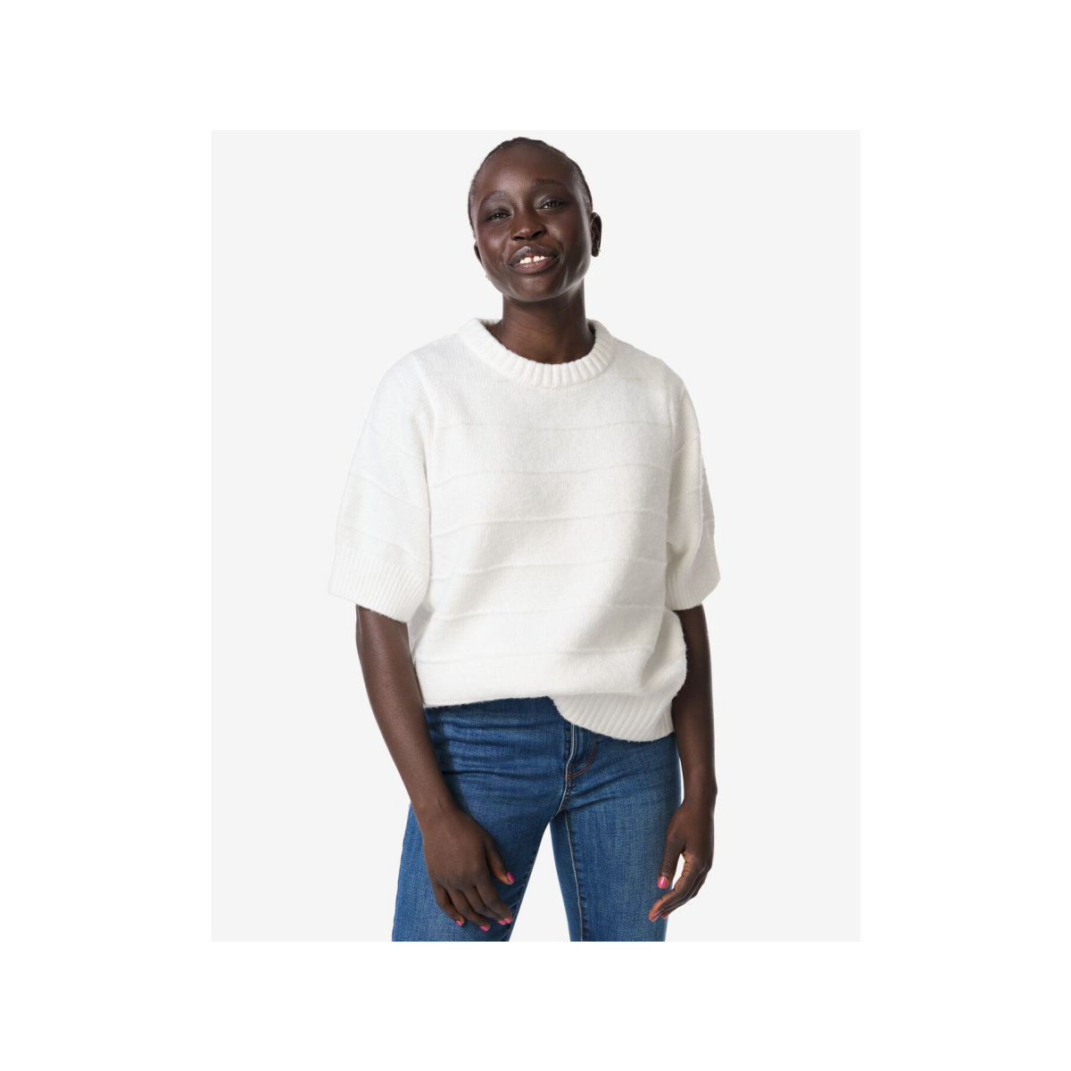 HEMA HEMA Damestrui Fyra Gebreid Gebroken Wit (gebroken wit)