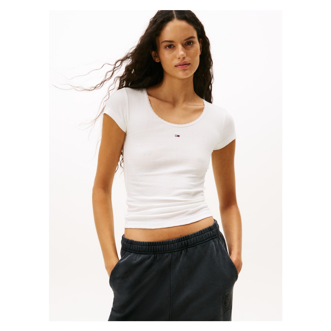 Tommy Jeans Damen T-Shirt Dw0dw21570 günstig online kaufen