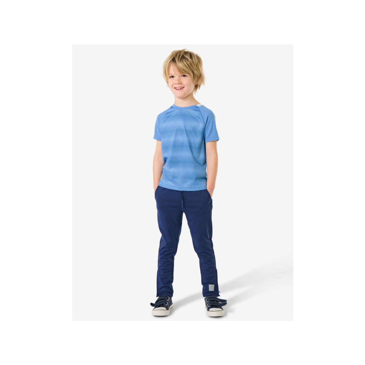 HEMA Kinder trainingsbroek donkerblauw (donkerblauw)