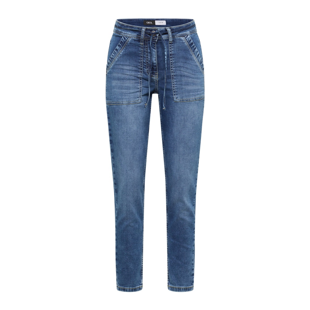Cecil - Damen Jeans - Blau - Größe: 33-28 - bei Tara-M