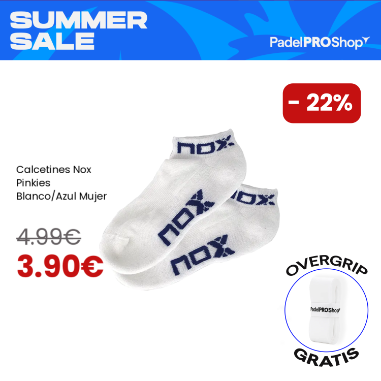 Nox Calzini Nox Pinkies Bianco/Blu Donna