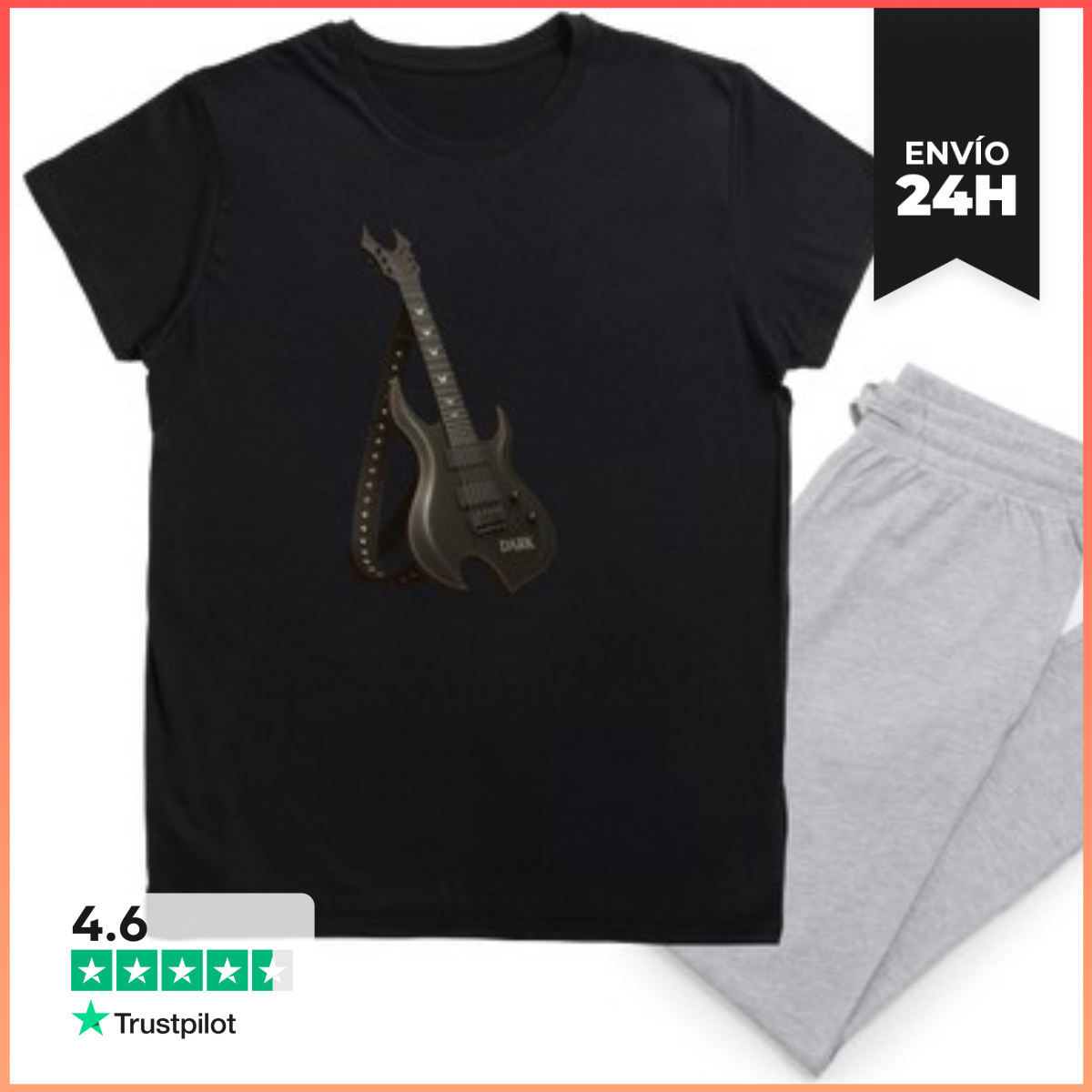 Pijama GUITARRA DARK laTostadora