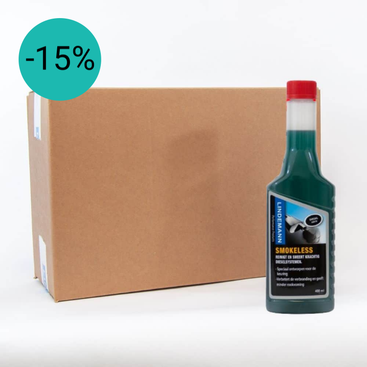 Lindemann Smokeless 16 stuks (doos) / additief tegen rook / verstuiver reiniger / injector reiniger diesel | Dutch Performance Products