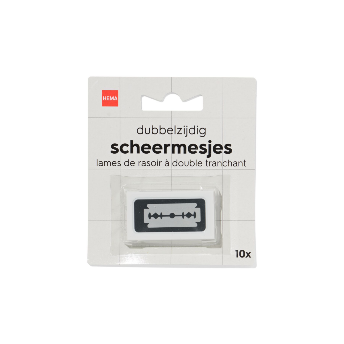 HEMA Dubbelzijdige scheermesjes navulling - 10 stuks