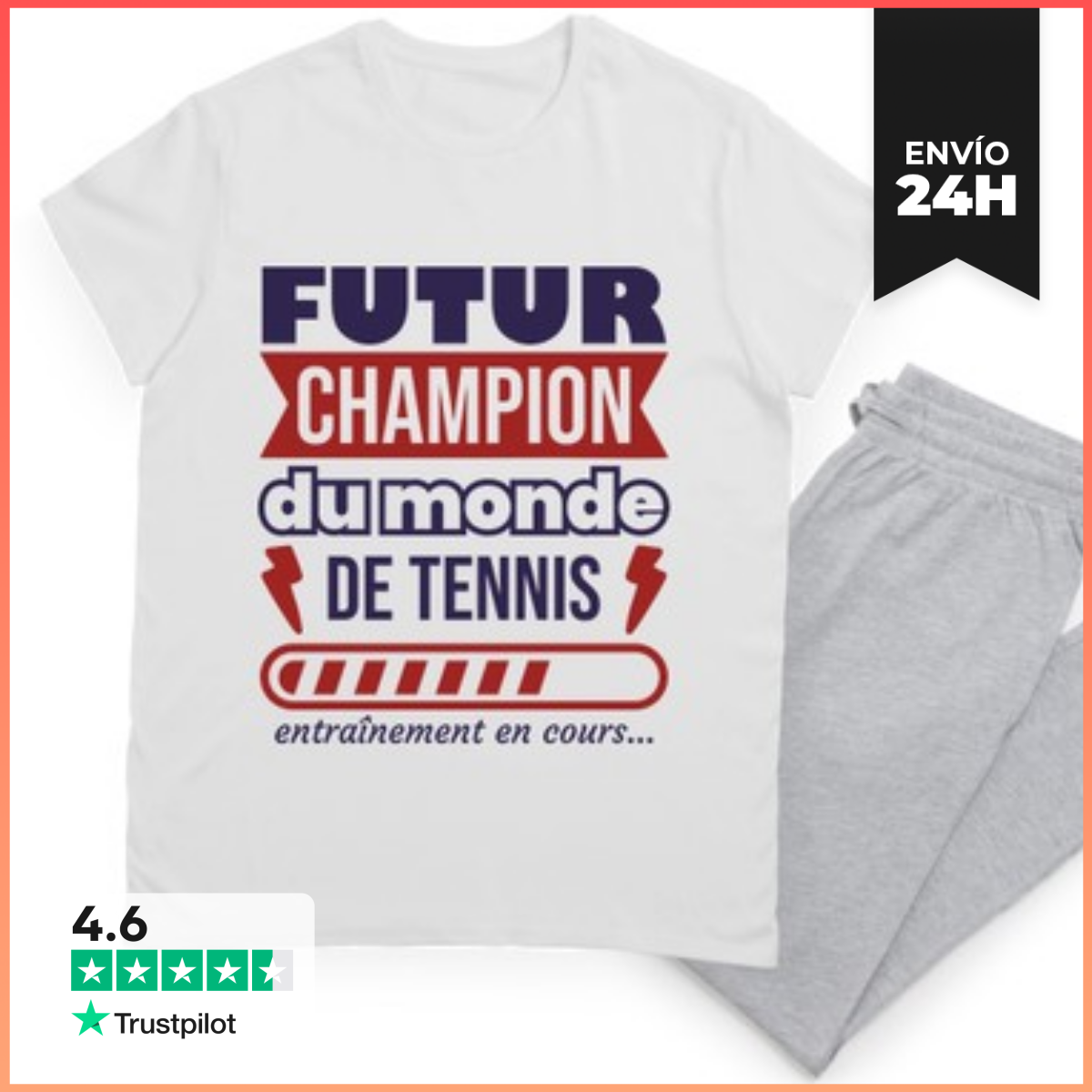 Pijama futuro campeón mundial de tenis laTostadora