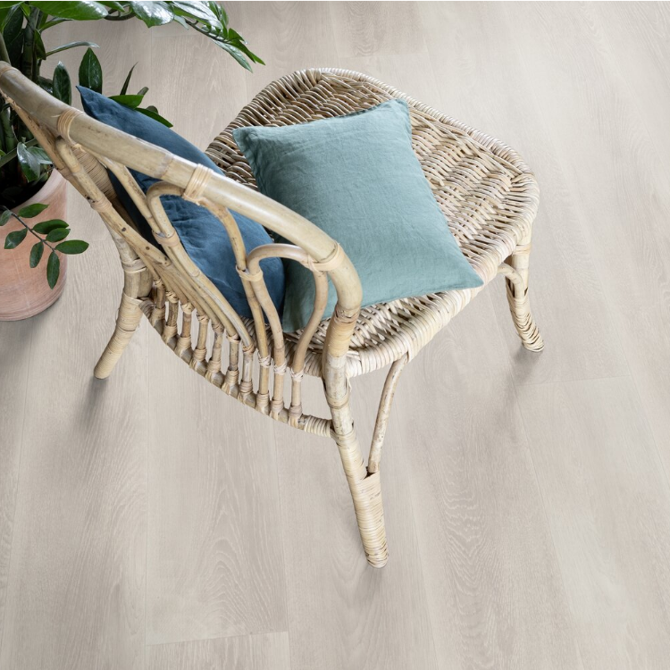 Rouleau 4m de sol PVC effet bois pose sans colle cognac blanc Gerflor - 3000 cm x 400 cm x 0.2 cm