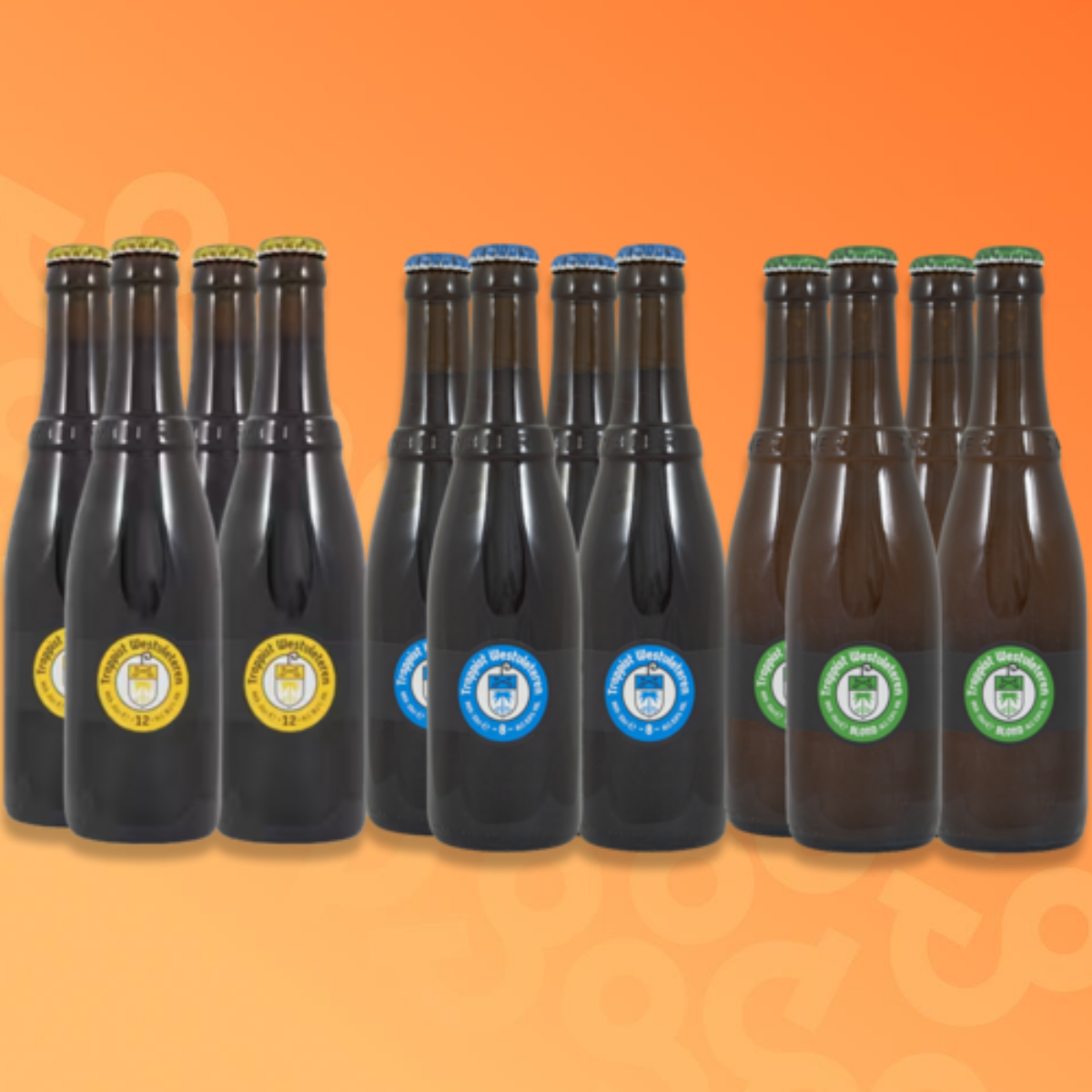 Westvleteren beer pack with twelve 33 cl bottles