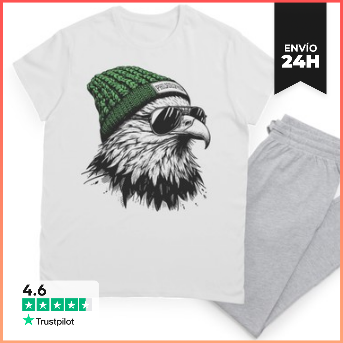 Pijama ÁGUILA GORRO DE LANA PHILADELPHIA laTostadora