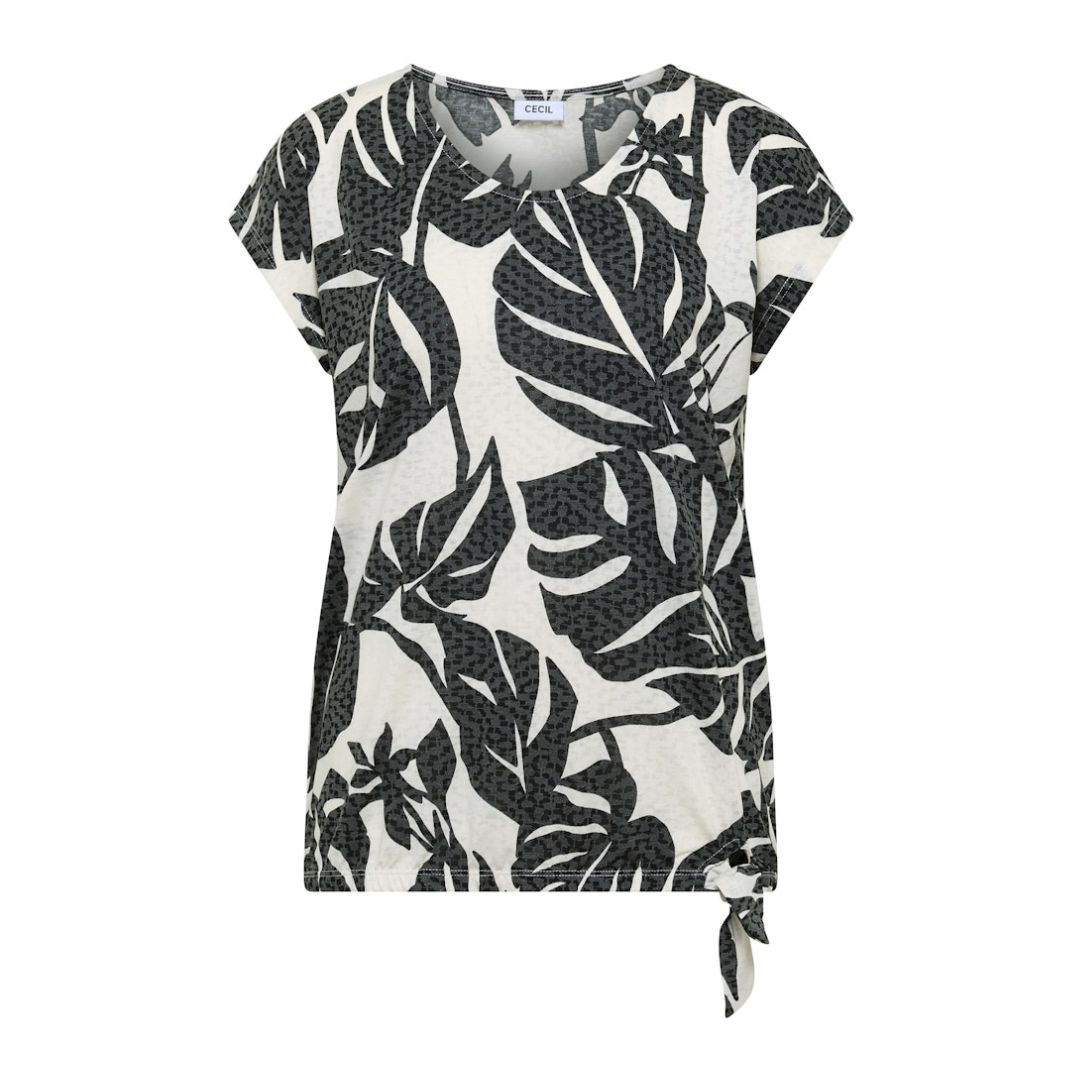 Cecil - Damen T-Shirt - palm breeze green - Größe: XXL - bei Tara-M