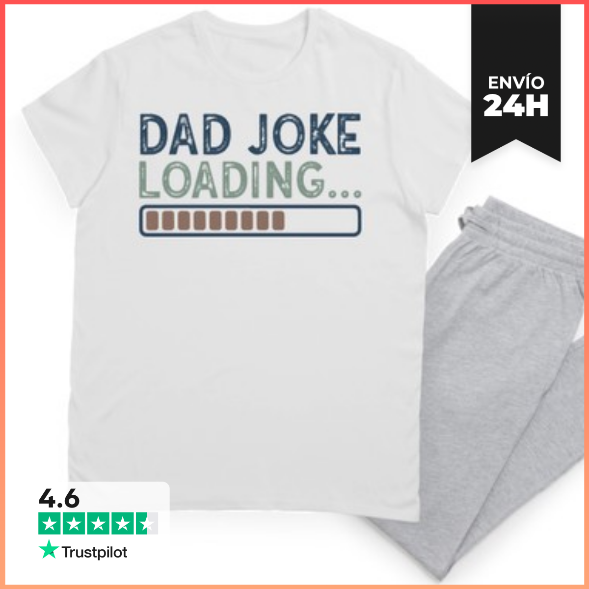 Pijama DAD JOKE LOADING laTostadora