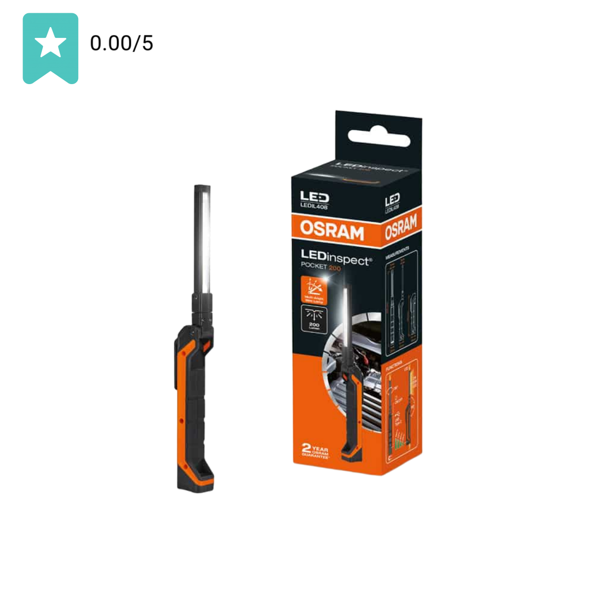 Osram Werklamp LEDinspect POCKET 200 - ledil408 | Dutch Performance Products