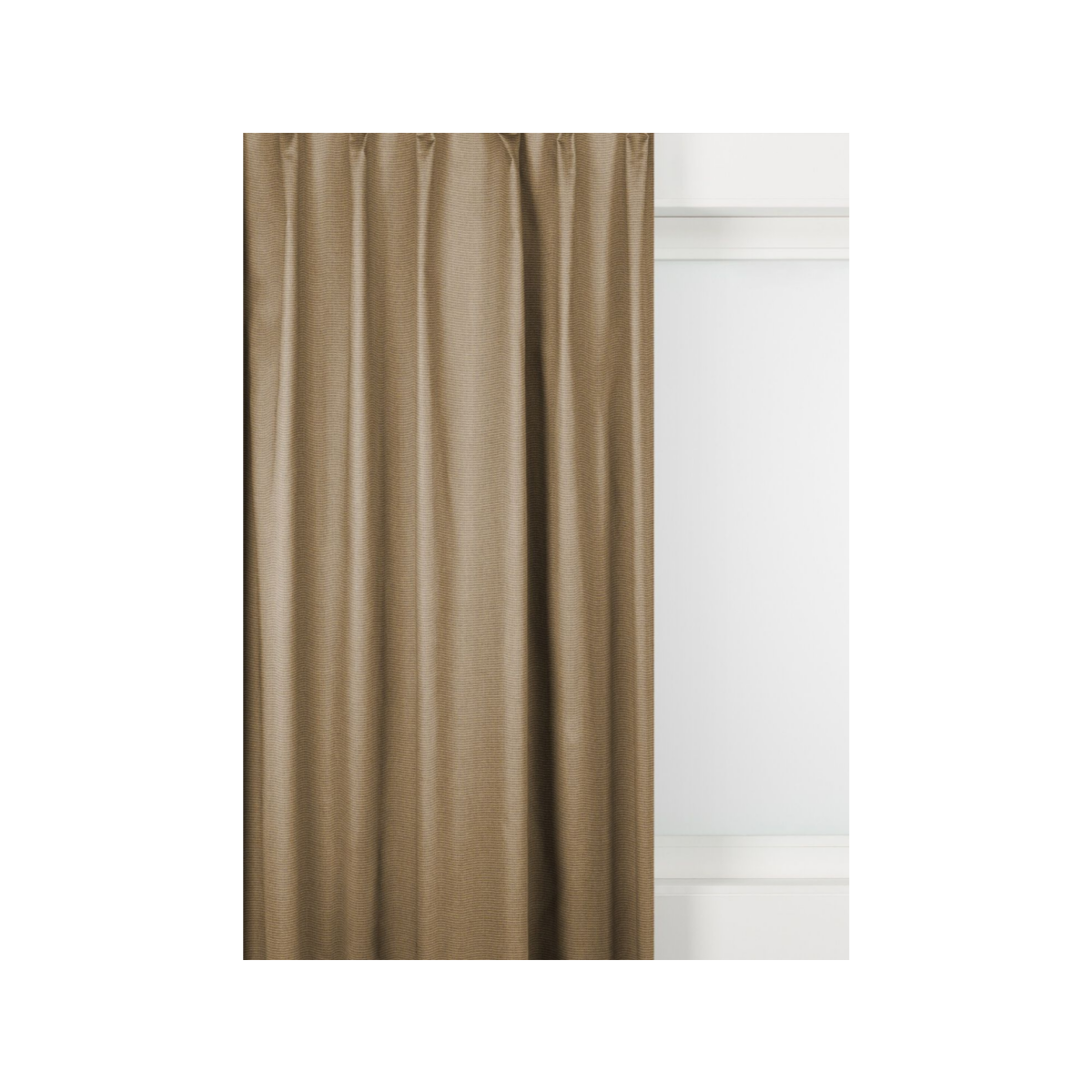 HEMA HEMA Gordijnstof Borculo Lichtdoorlatend Bruin (bruin)