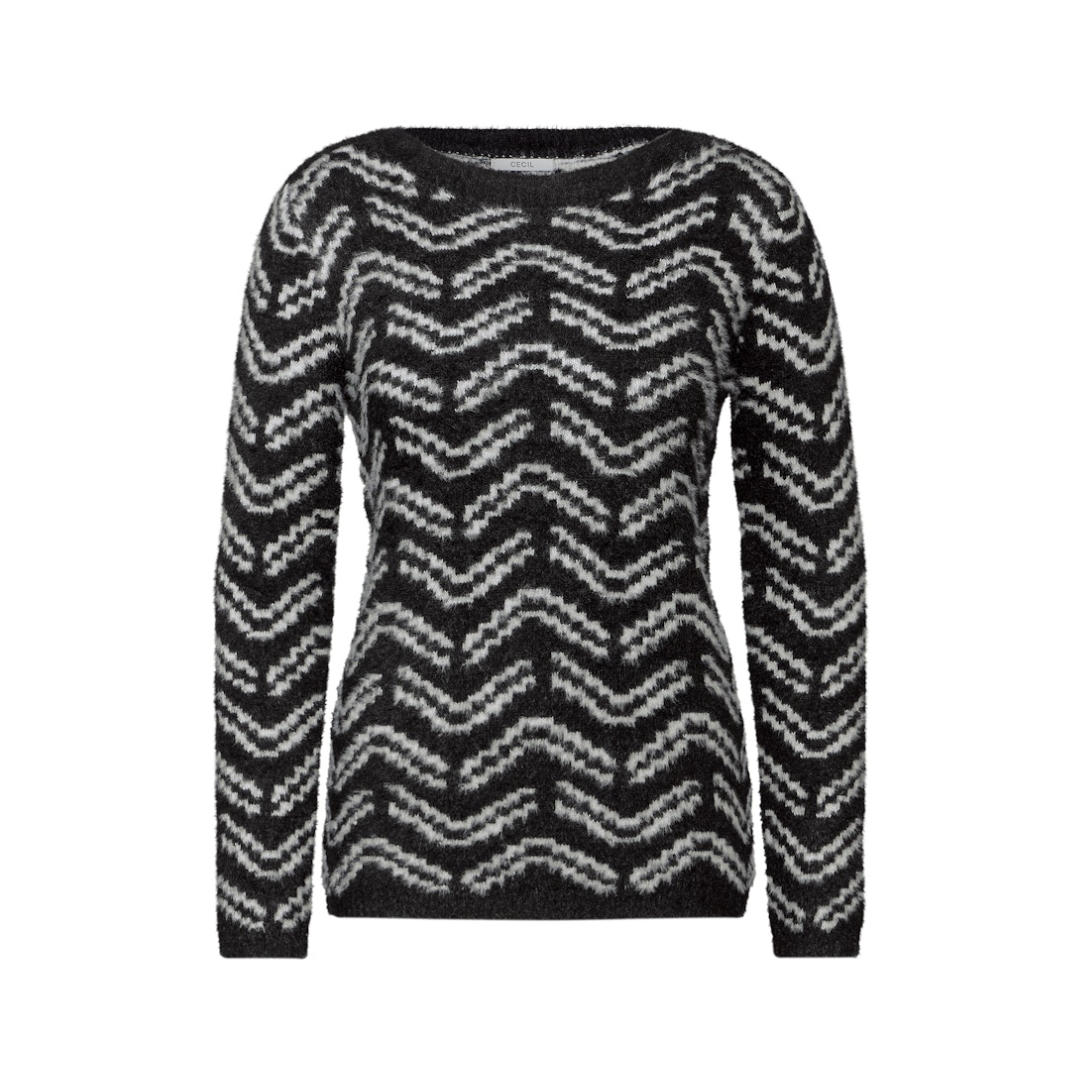 Cecil - Damen Pullover - Schwarz - Größe: XL - bei Tara-M