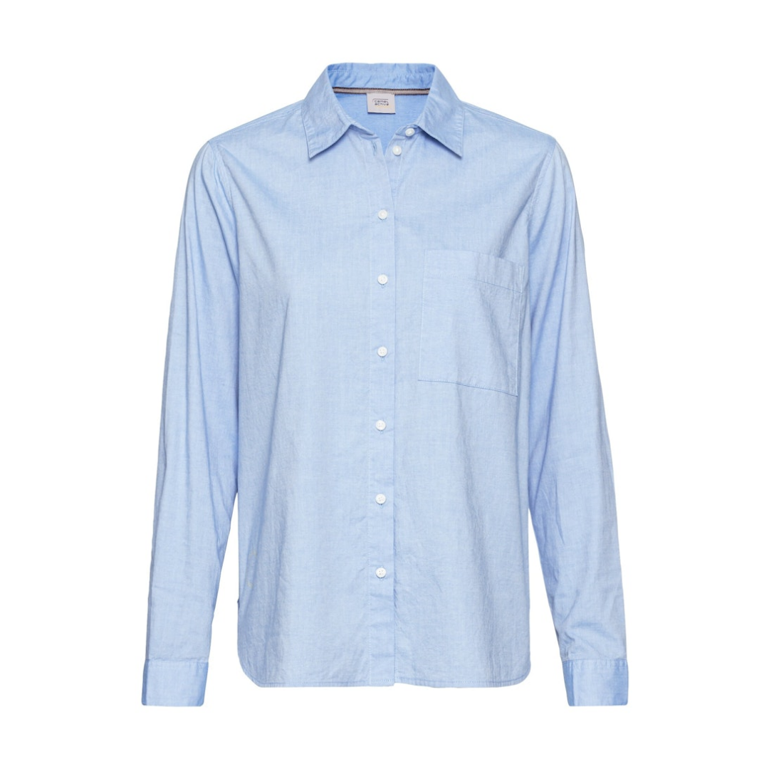 Camel Active - Damen Langarmbluse - Blau - Größe: XL - bei Tara-M