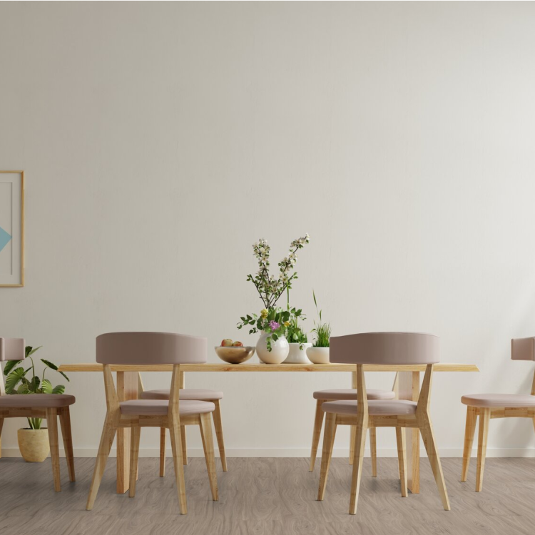 Lame de sol PVC effet bois clipsable noce taupe Gerflor - 123.88 cm x 21.2 cm x 0.45 cm