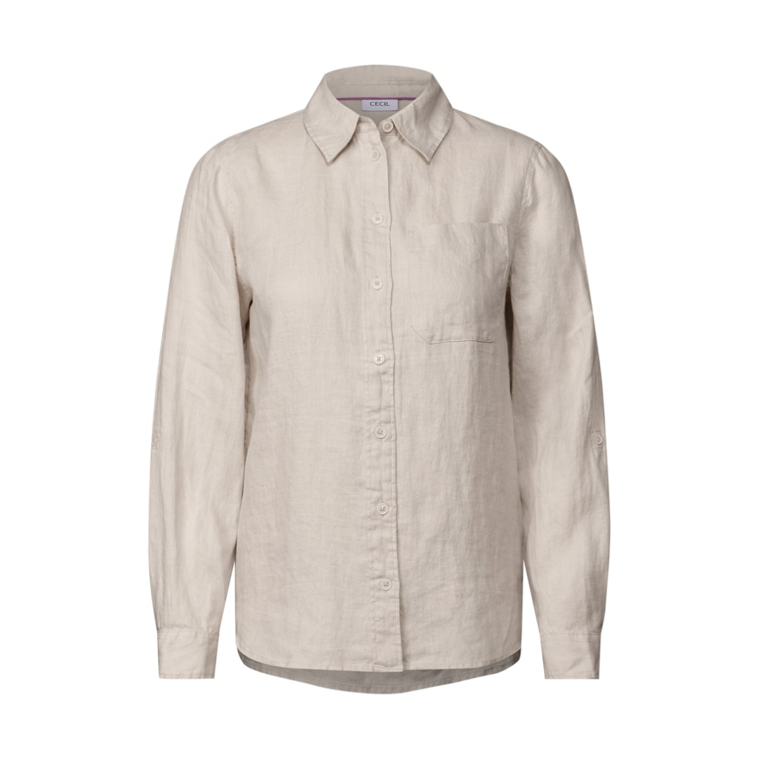 Cecil - Damen Langarmbluse - pumice beige - Größe: S - bei Tara-M