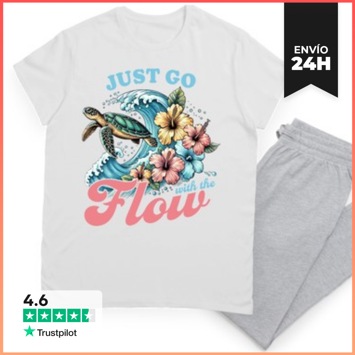 Pijama JUST GO WITH THE FLOW SUMMER laTostadora