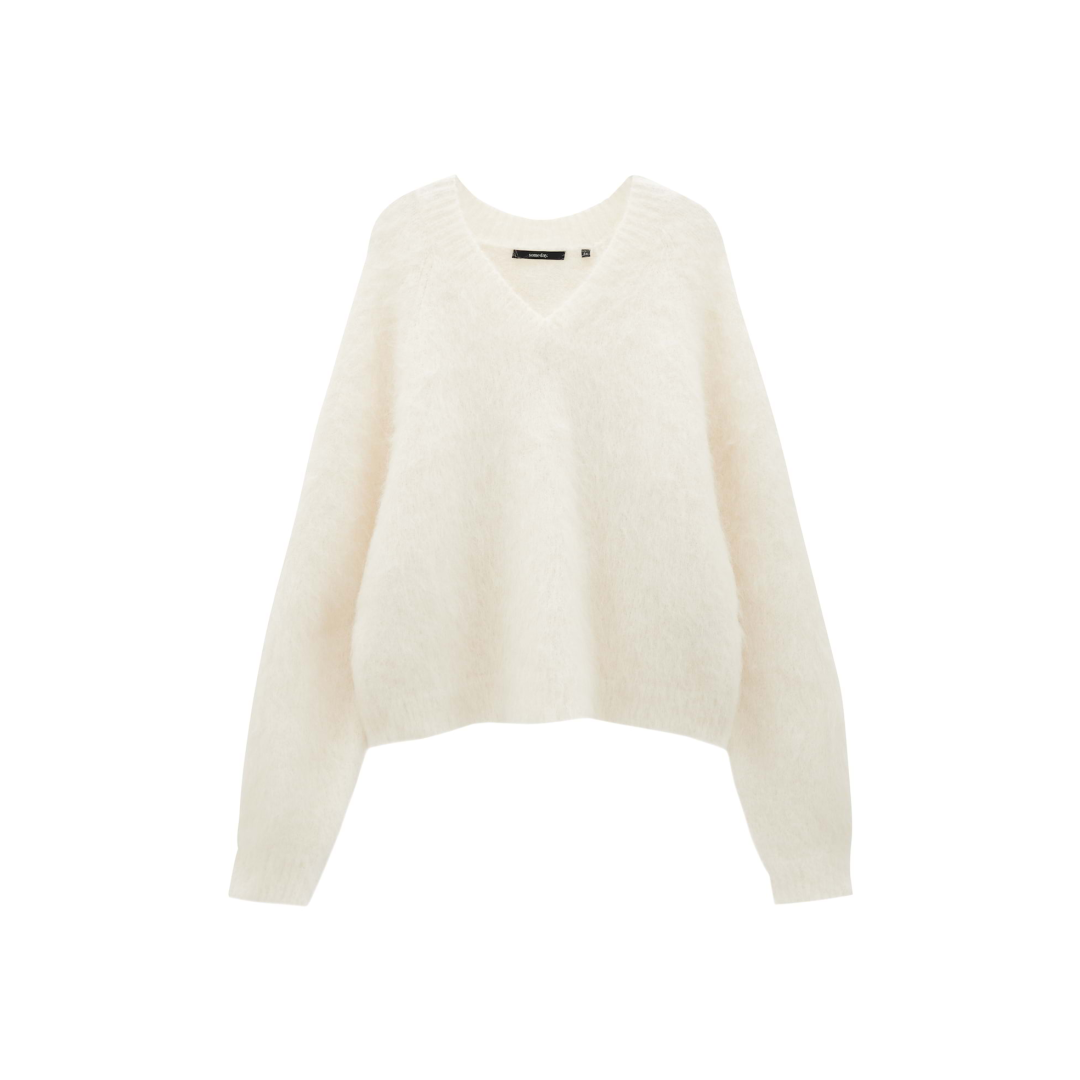 Someday - Damen Pullover - Weiß - Größe: 40 - bei Tara-M