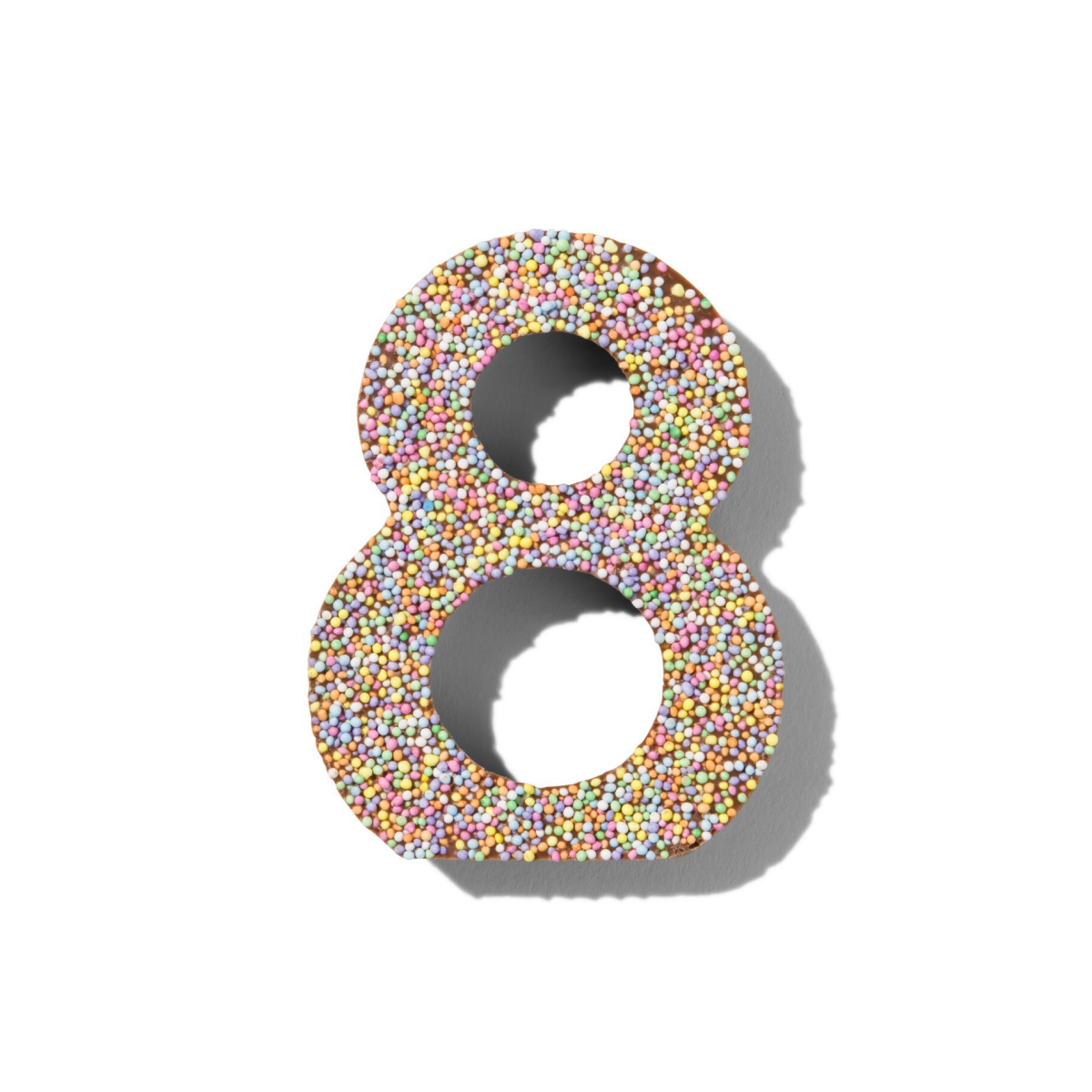 HEMA Chocolade feestcijfer 8 met discodip