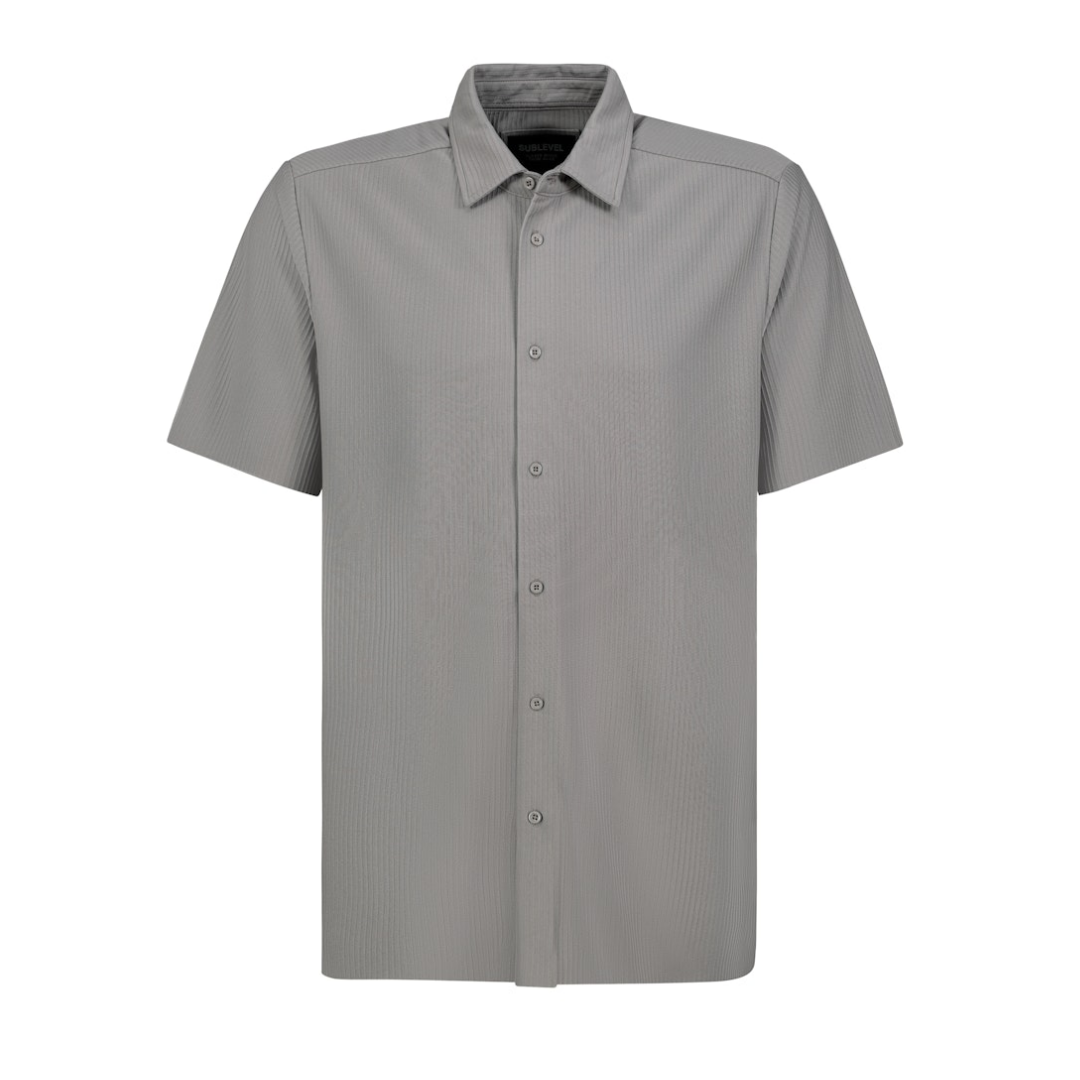 Eight 2 Nine Kurzarmhemd Polyester Taupe