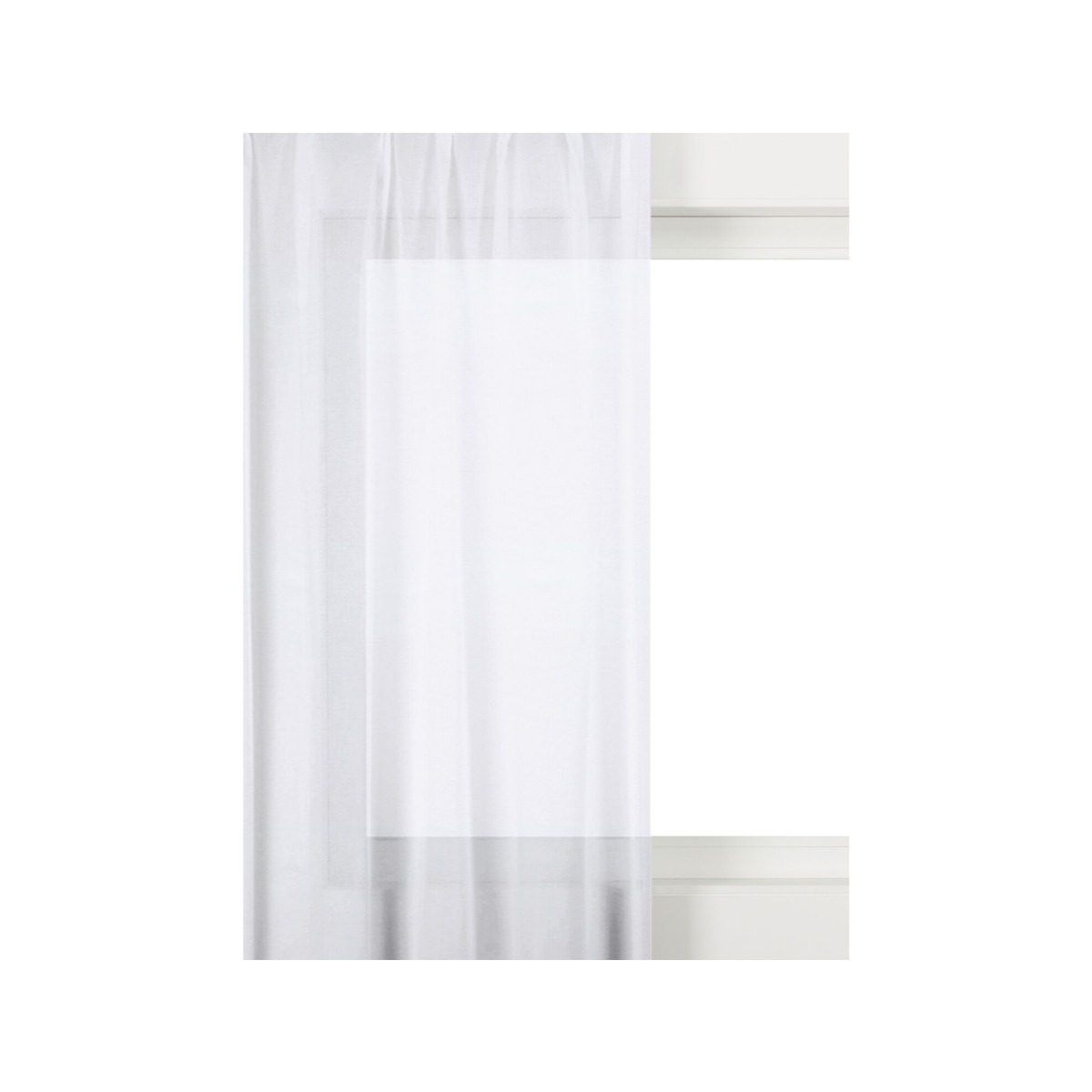 HEMA Gordijnstof Vicenza wit (wit)