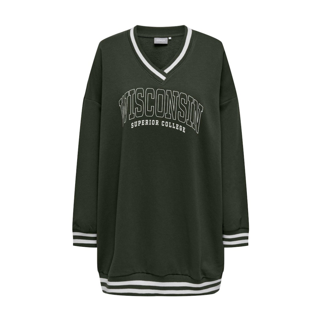 Only - Damen Sweatshirt - Grün - Größe: S - bei Tara-M