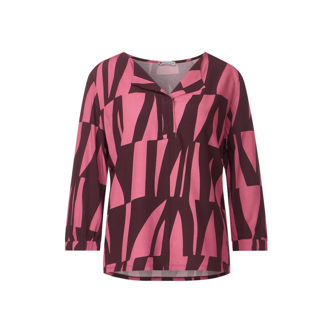 Street One - Damen Langarmshirt - legend Rosa - Größe: 38 - bei Tara-M