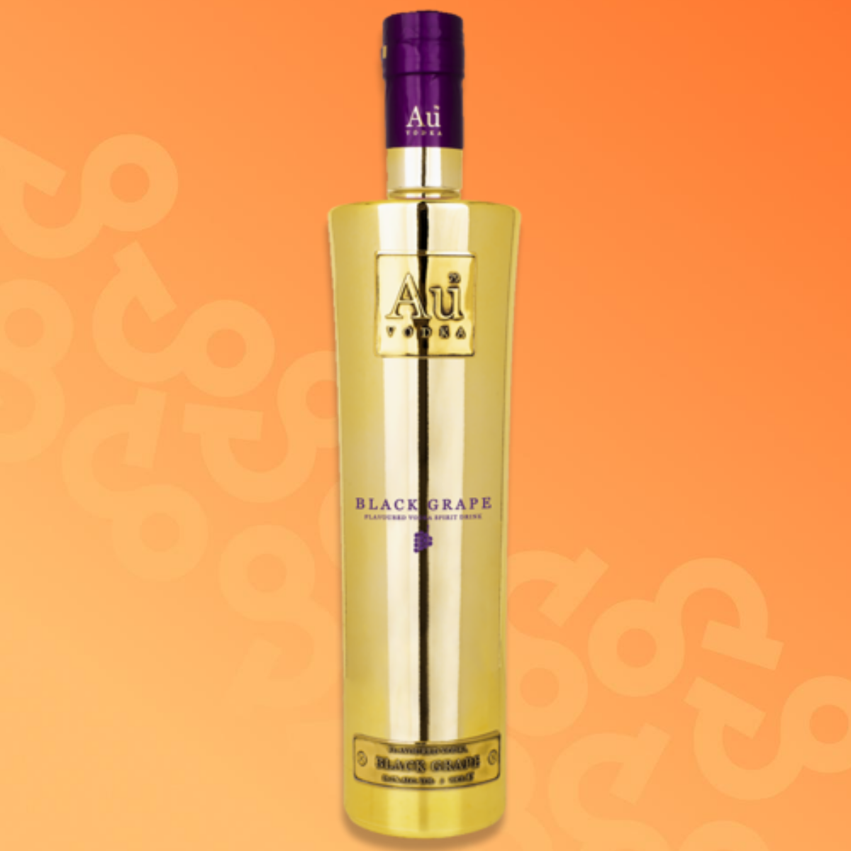 Bottiglia di AU Vodka Black Grape da 70 cl