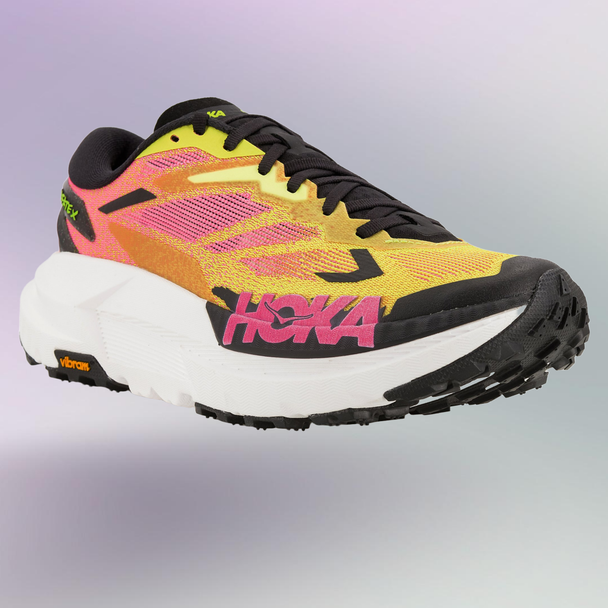 Chaussure Trail Hoka One One Mafate X Neon Pack - Jaune/or - pour Homme - taille 46