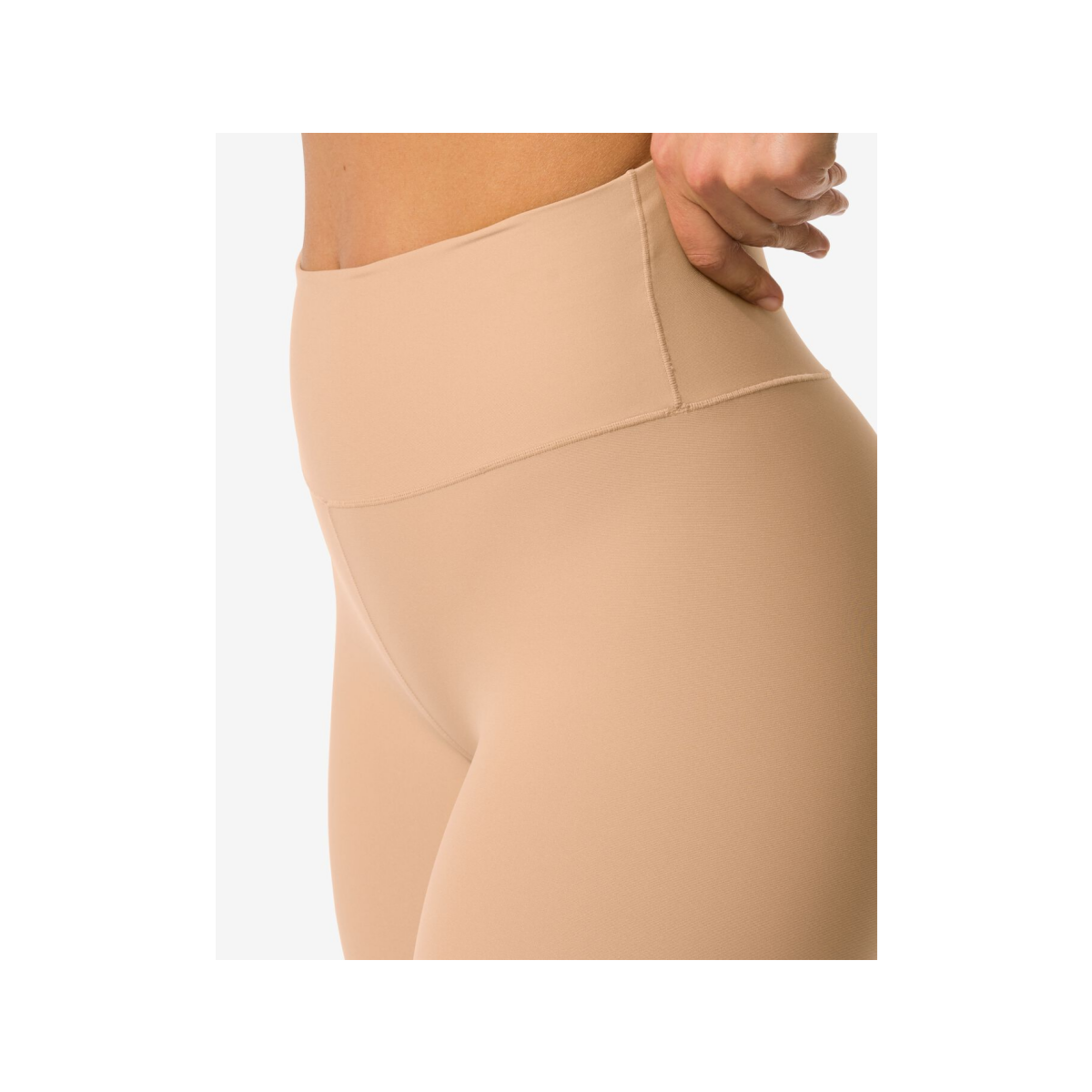 HEMA HEMA Damesbiker Smoothing Hoge Taille Beige (beige)