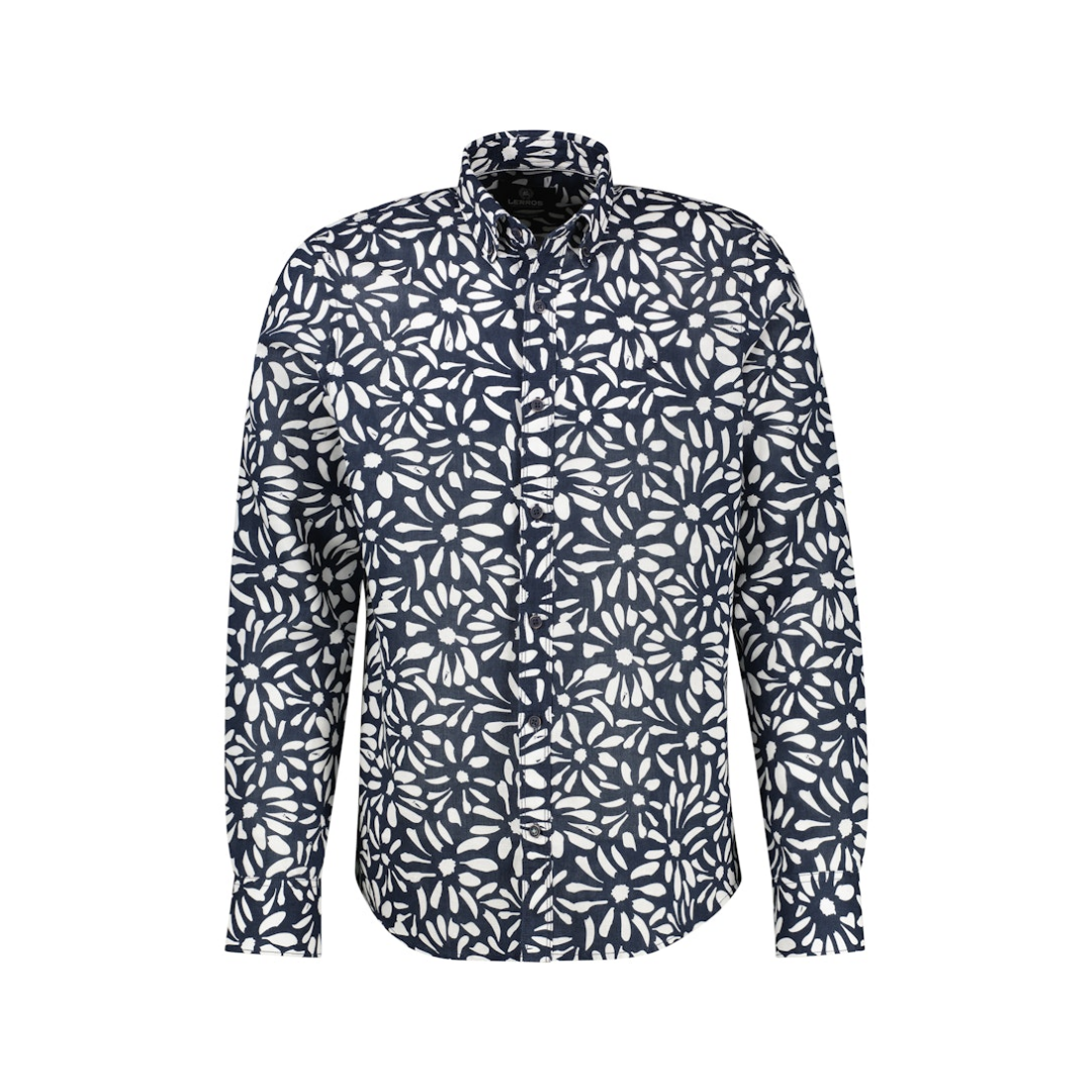 Lerros - Herren Langarmhemd - Blau - Größe: XXXL - bei Tara-M