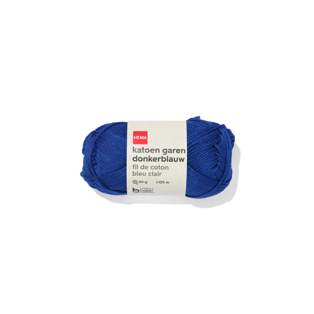 HEMA Katoen garen 50g 105m donkerblauw