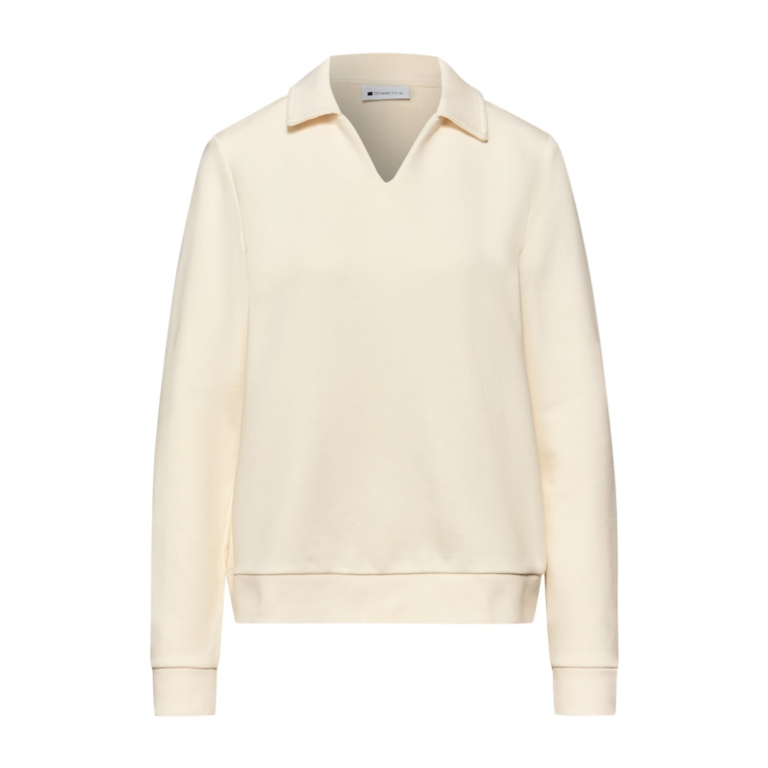 Street One - Damen Sweatshirt - Braun - Größe: 42 - bei Tara-M