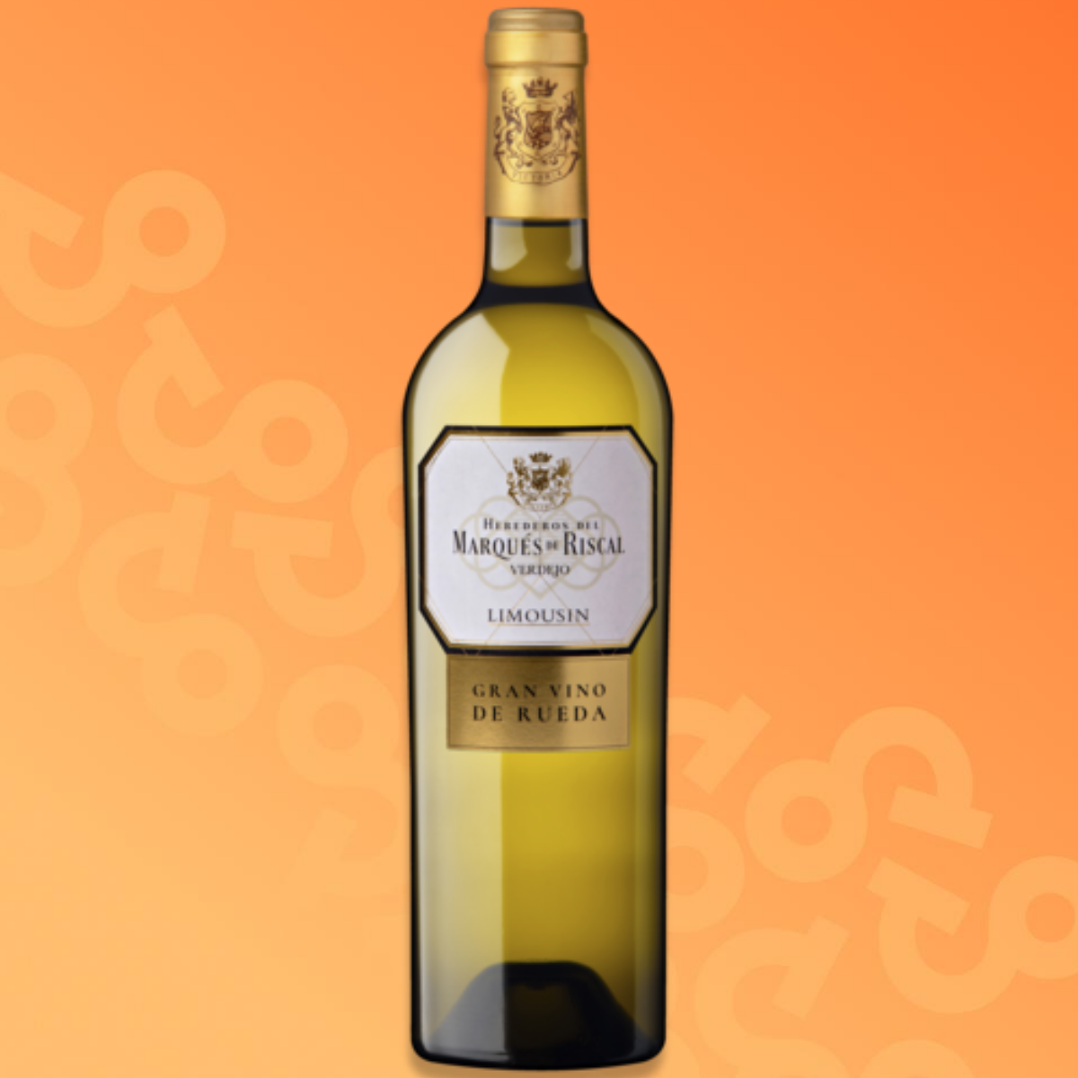 Bottle of Marqués de Riscal Limousin Reserva white wine 75 cl