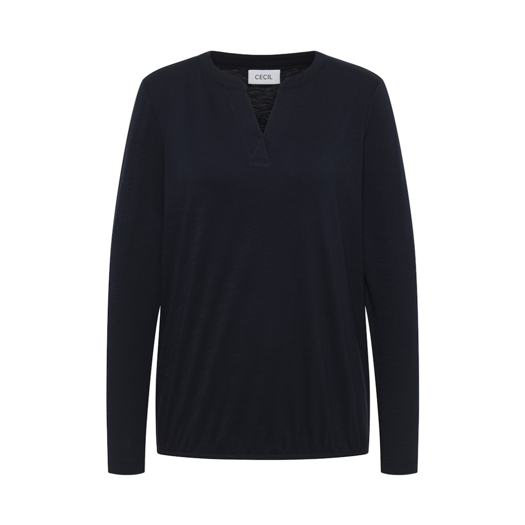 Cecil - Damen Langarmshirt - urban dark blue - Größe: M - bei Tara-M
