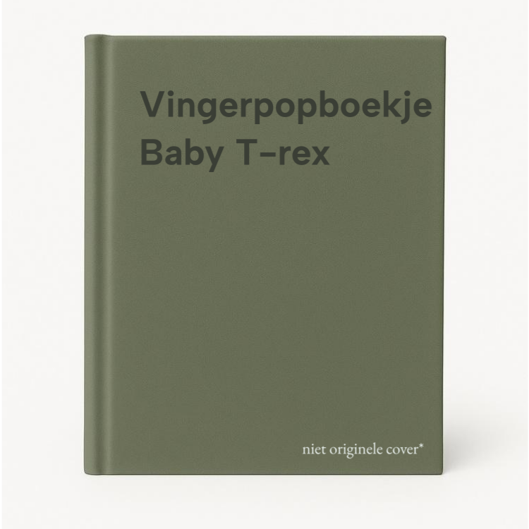 Vingerpopboekje Baby T-rex