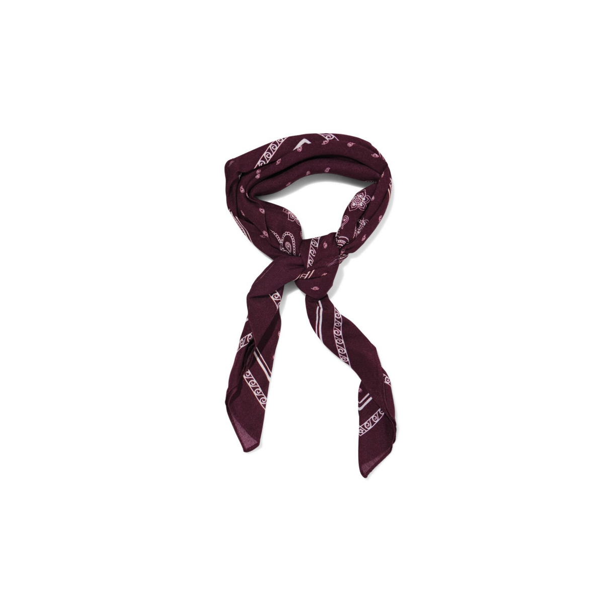 HEMA Damessjaal 60x60cm Viscose Paisley