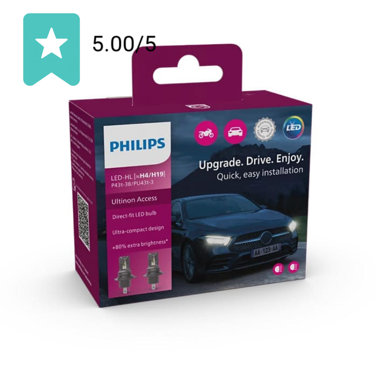 Philips Ultinon Access LED H11 - 11362U2500CX - Set 2 Stuks | Autolampen | H11 lamp | Dutch Performance Products