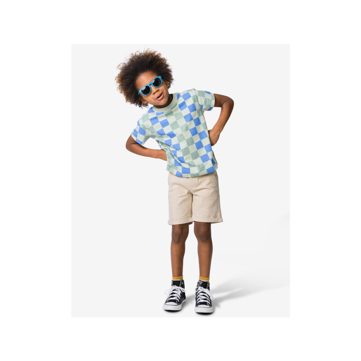 HEMA Kindershort regular fit ecru (ecru)