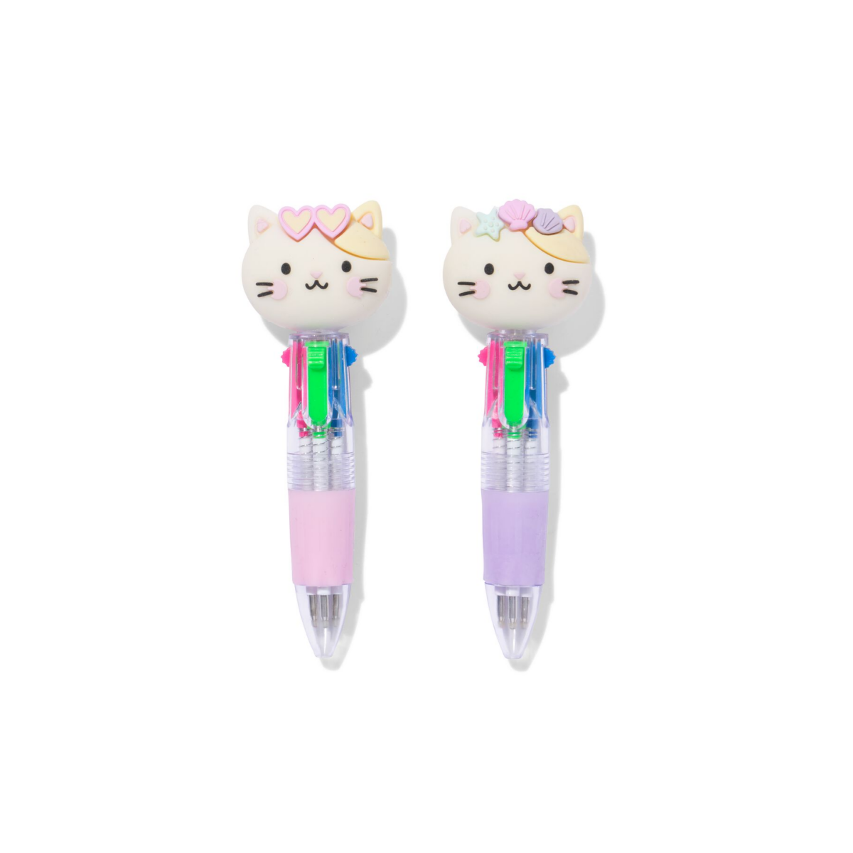 HEMA HEMA Meerkleurenpen Kat - 2 Stuks