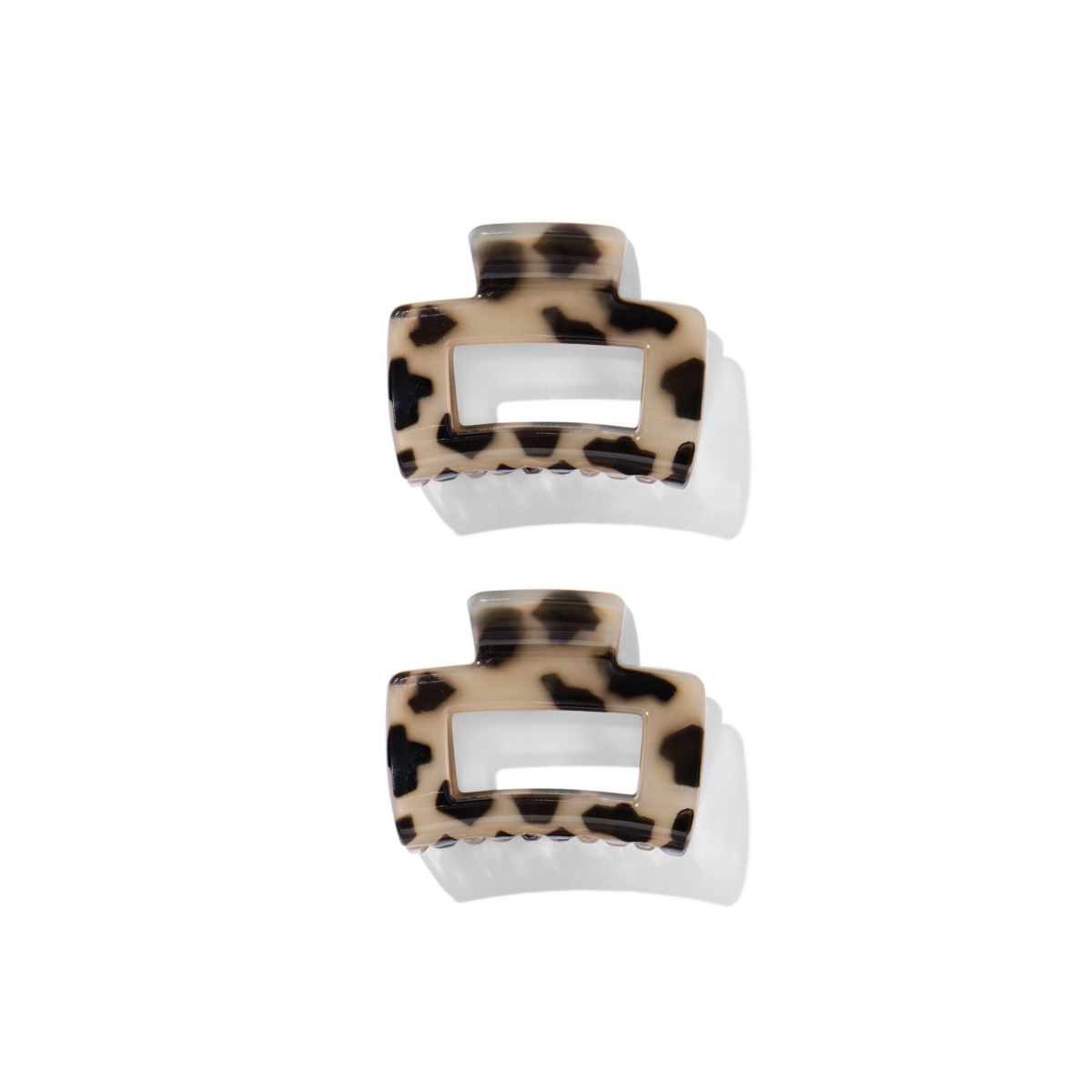 HEMA HEMA Haarklemmen 5 Cm - 2 Stuks Tortoise