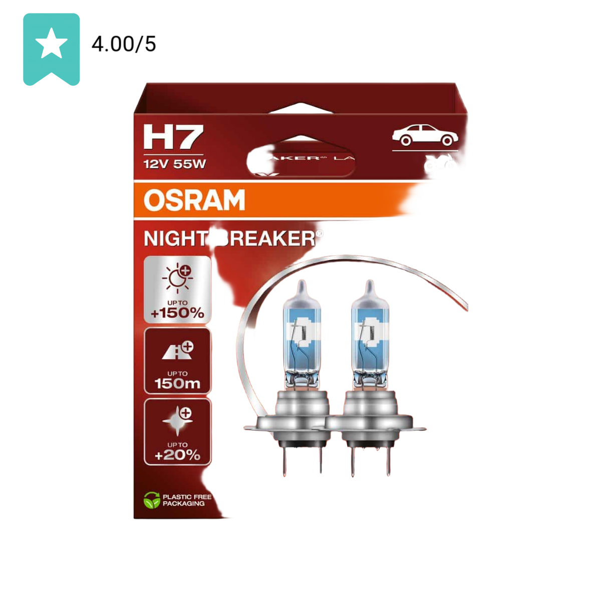 Osram Night Breaker Laser H7 12V/55W - 64210nl-2hb - Set 2 Stuks | Dutch Performance Products