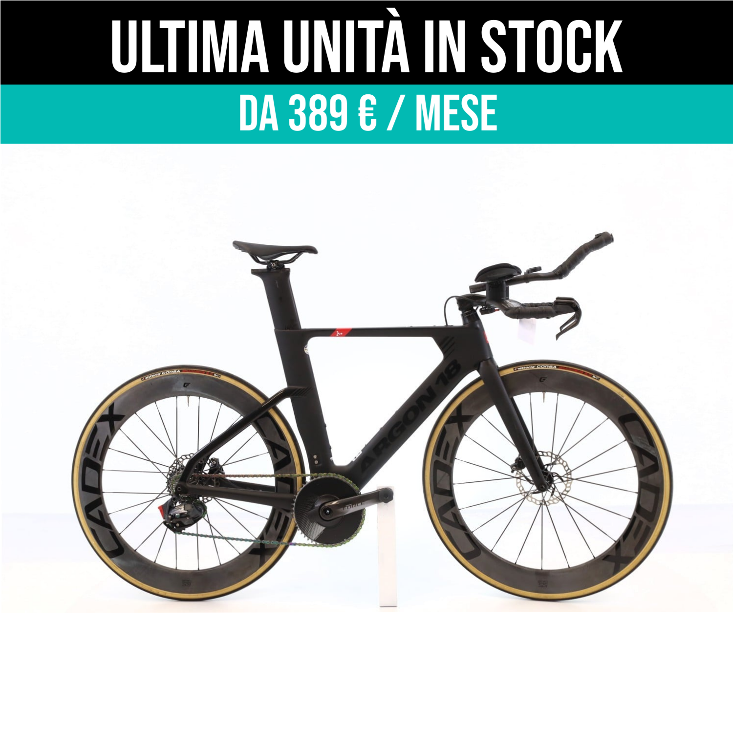 Argon 18 E-117 TRI AXS 12V taglia 54 Semi-nuova