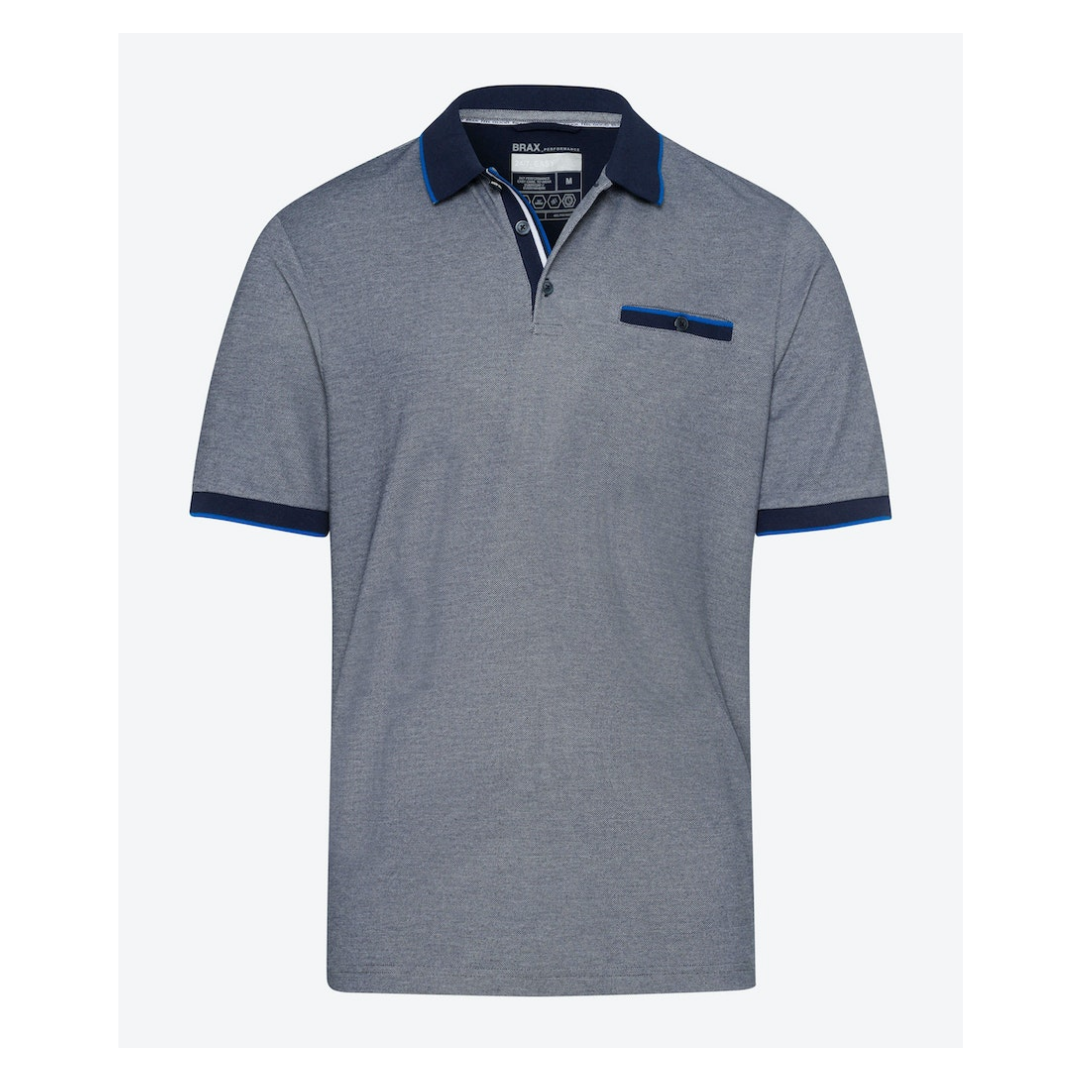 BRAX Polo Shirt Baumwolle-Polyester Universe