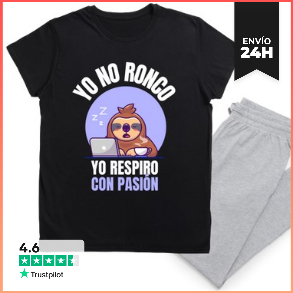 Pijama yo no ronco yo respiro con passion laTostadora