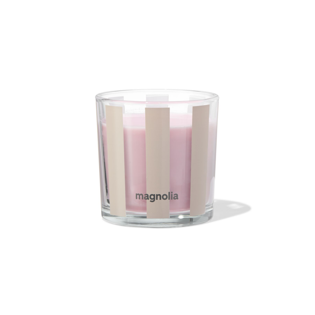 HEMA HEMA Geurkaars In Glas⌀10x10cm Magnolia (lichtroze)